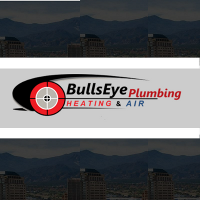 BullsEye Plumbing Heating & Air Logo