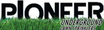 Pioneer Underground Lawn Sprinklers Logo