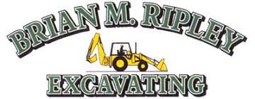 Brian M Ripley Excavating Logo