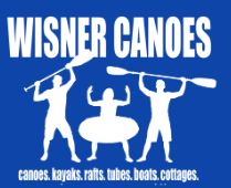 Wisner Rents Canoes, Kayaks, Rafts, Tubes, Boats & Lodging Logo