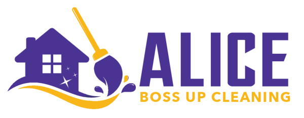 Alice Boss Up Cleaning Logo