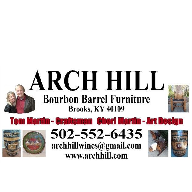 ARCH HILL Bourbon Barrel Furniture Logo