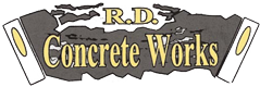 R.D. Concrete Works  Logo