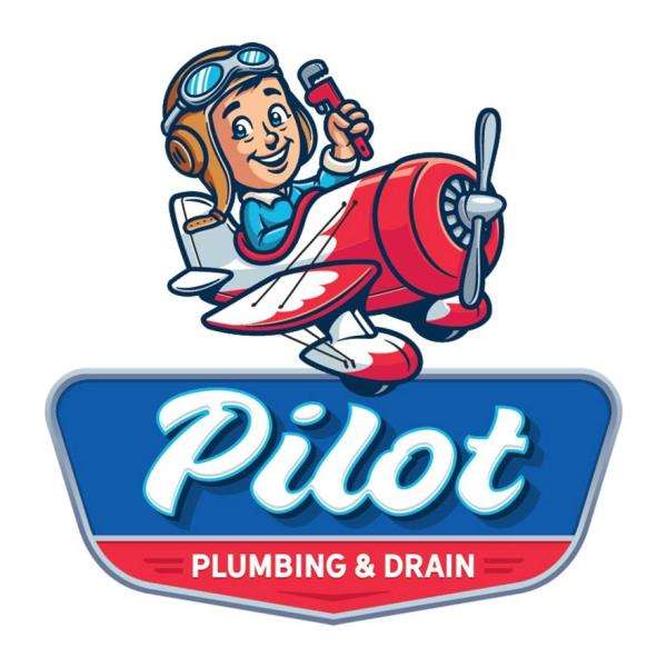 Pilot Plumbing and Drain Logo