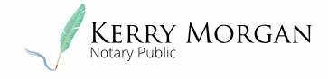 Kerry Morgan, Notary Public Logo