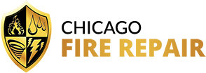 Chicago Fire Repair Logo