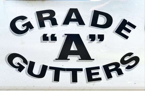 Grade A Gutters, LLC Logo