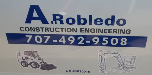 A Robledo Construction Engineering Logo