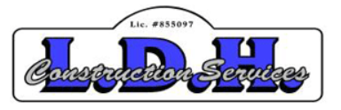 L D H Construction Services Logo