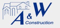 A&W Construction Logo