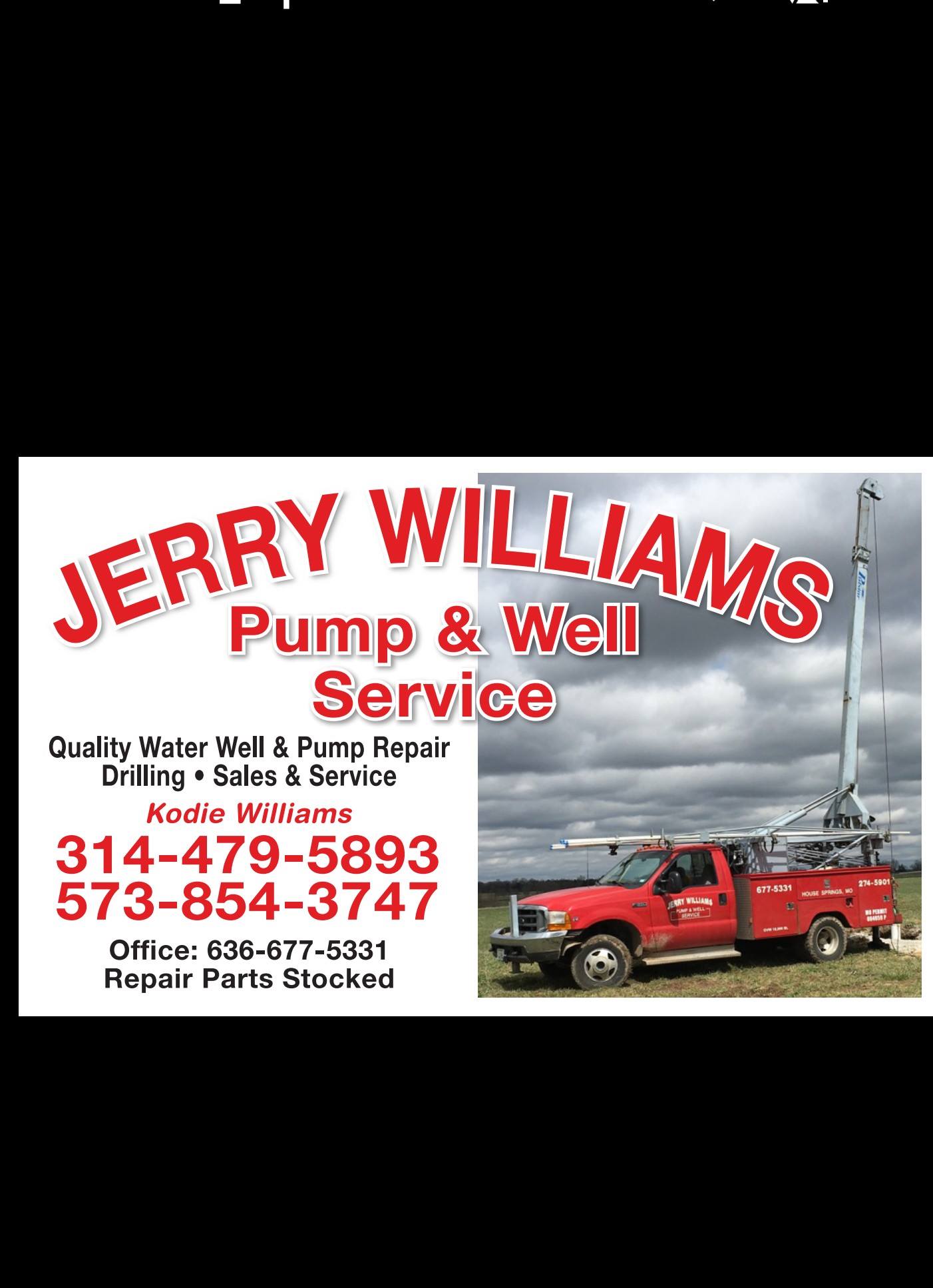 Jerry Williams & Son Pump & Well Service, LLC Logo