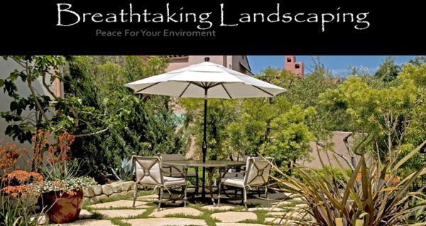 Breathtaking Landscaping Logo