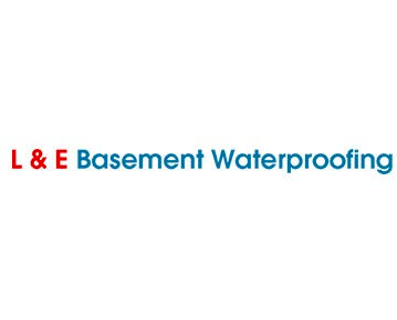 L & E Basement Waterproofing Logo