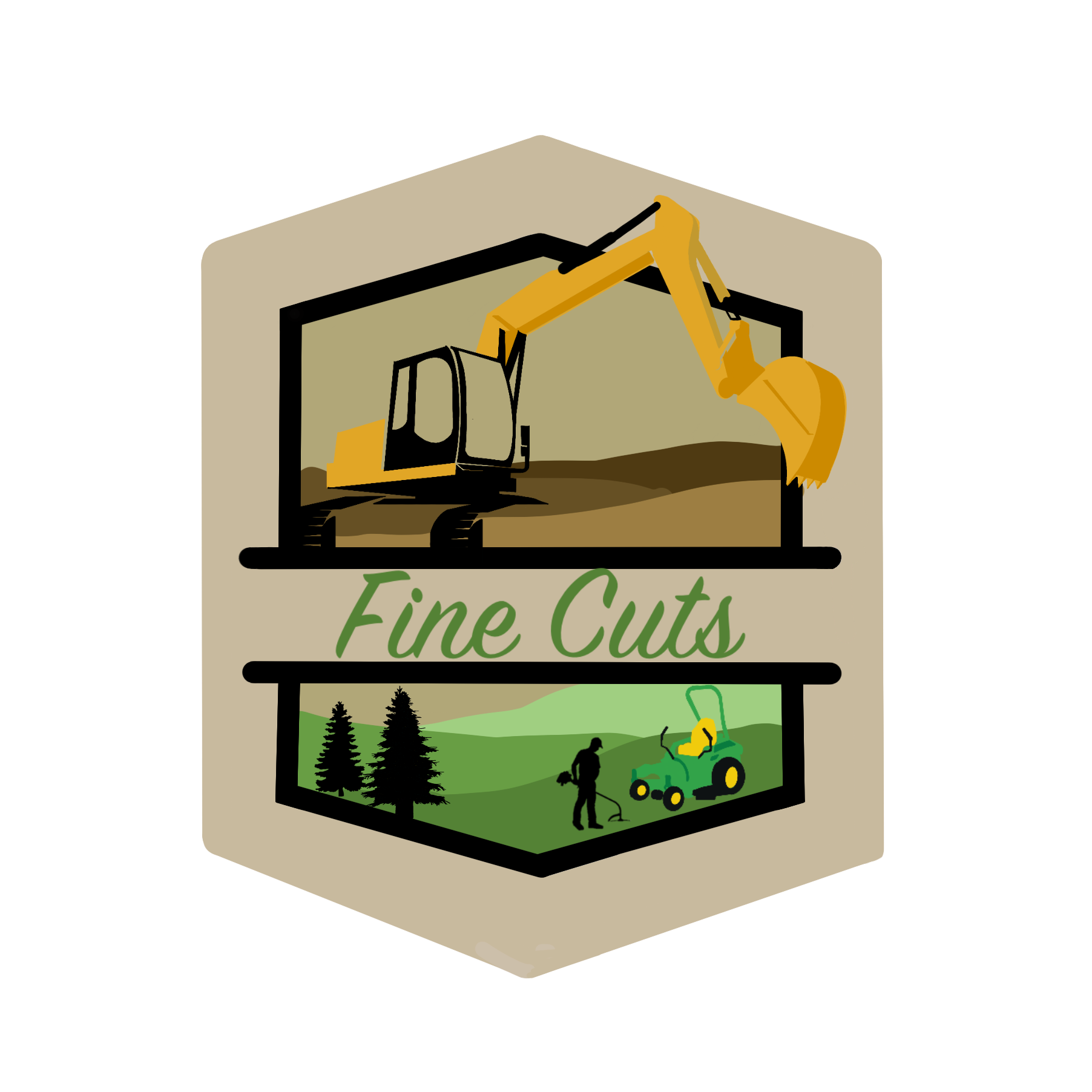 Fine Cuts Lawn Care & Landscaping Logo