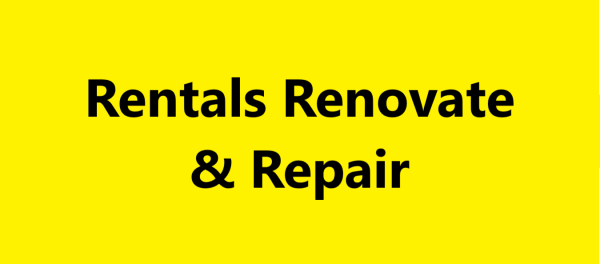 Rentals Renovate & Repairs Logo