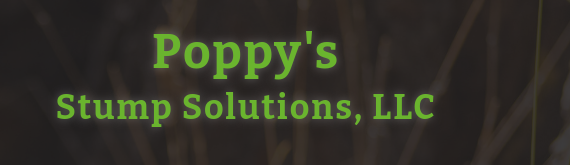 Poppy's Stump Solutions LLC. Logo