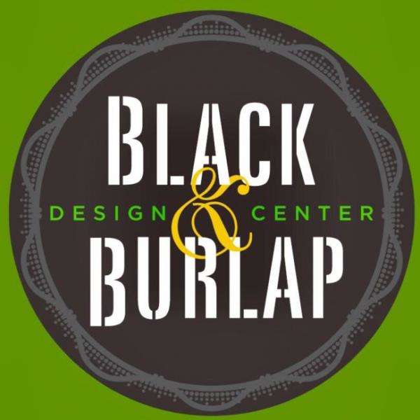 Black and Burlap Design Center Logo
