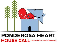 Ponderosa Heart House Call Logo