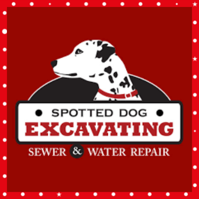 Spotted Dog Excavating Sewer and Water Repair Logo