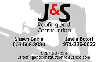 J & S Roofing and Construction LLC Logo