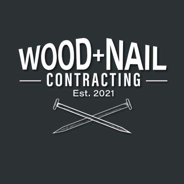 Wood and Nail Contracting Logo