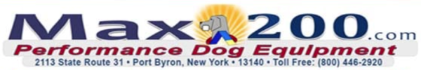 MAX 200 Performance Dog Equipment, Inc Logo