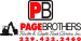 Page Brother's Tractor & Septic Tank Services, Inc. Logo