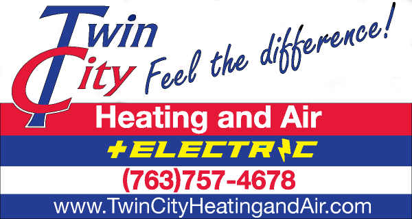 Twin City Heating, Air, and Electric Logo