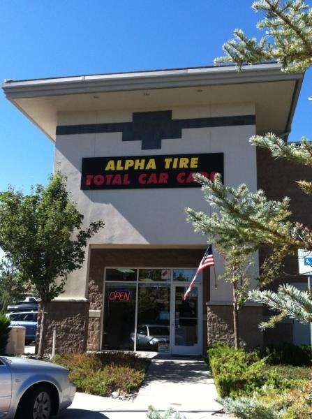 Alpha Tire & Total Car Care Logo