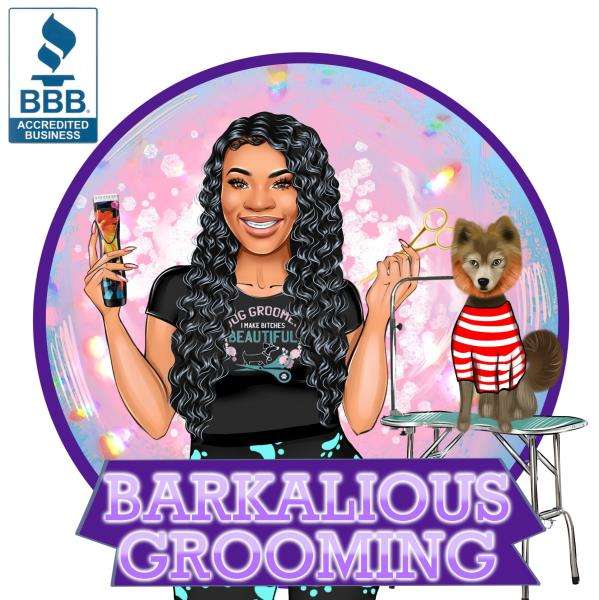 Barkalious Grooming Logo