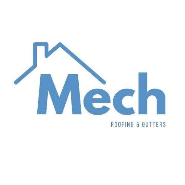 Mech Roofing and Gutter Logo