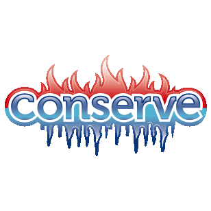 Conserve Heating  and  Cooling Logo