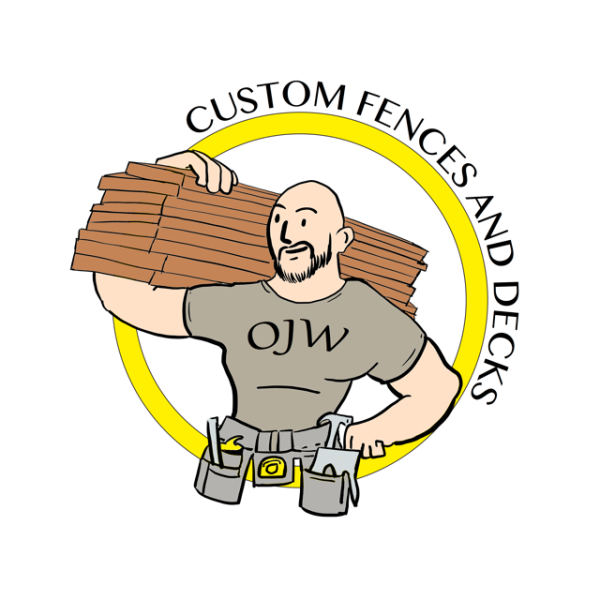 OJW Custom Fences and Decks Logo