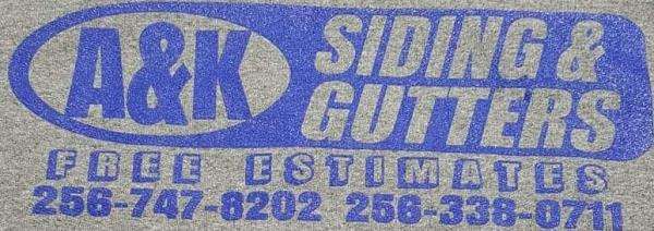 A & K Siding & Gutters Logo