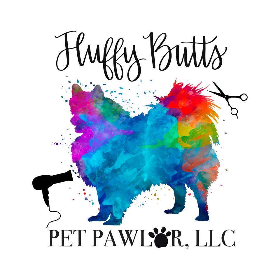 Fluffy Butts Pet Pawlor Logo