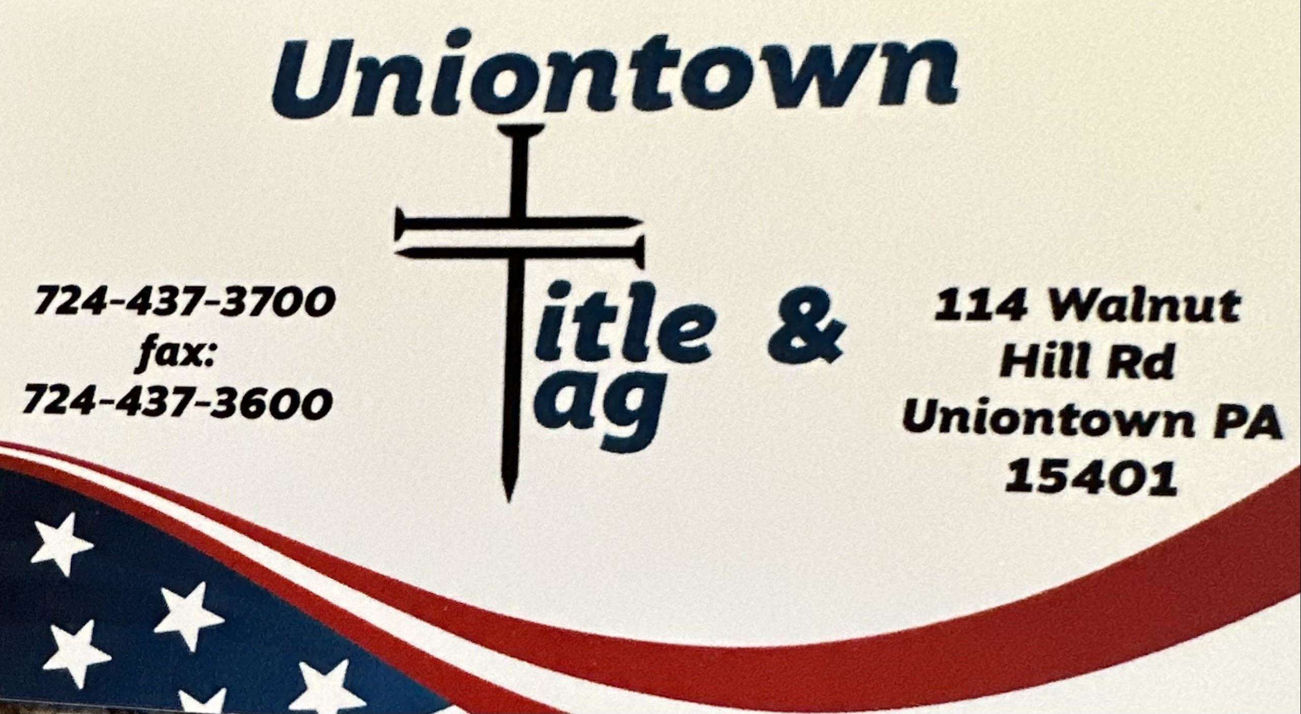 Uniontown Title and Tag Logo
