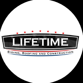 Lifetime Siding, Roofing and Construction Logo