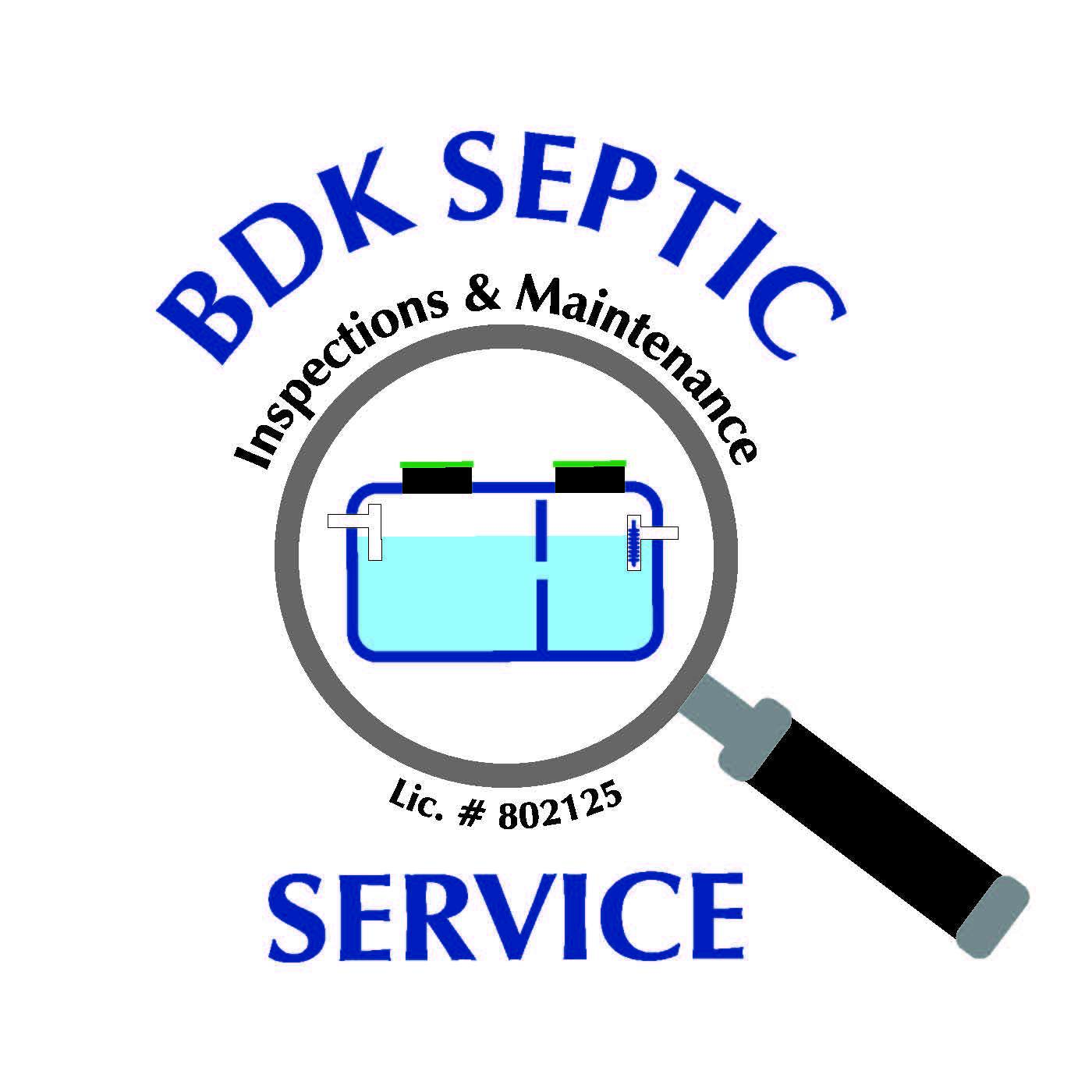 BDK Septic Services Logo