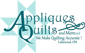 Appliques, Quilts, and More Logo