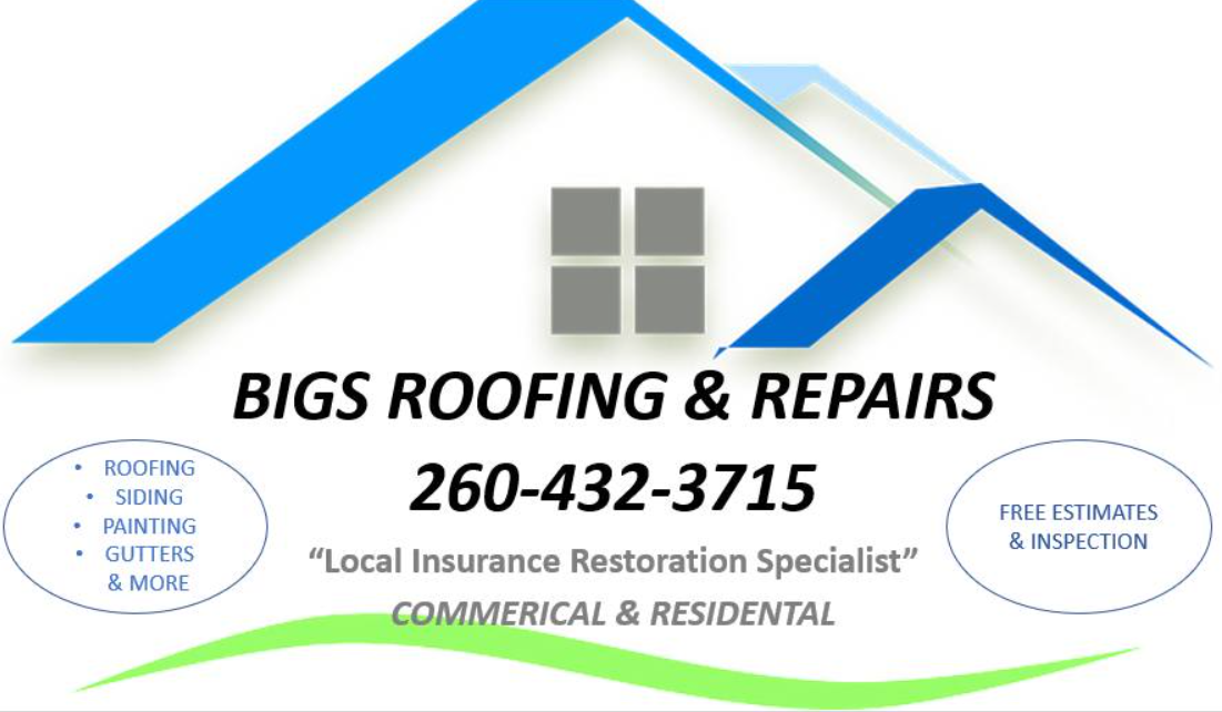 Bigs Roofing & Repairs Logo