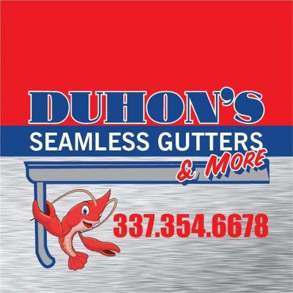 Duhon's Seamless Gutters & Patio Covers Logo