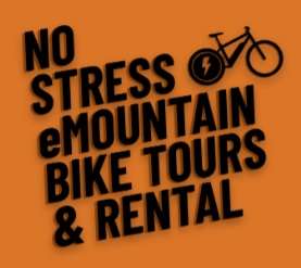 No Stress eMountain Bike Tours & Rental LLC Logo