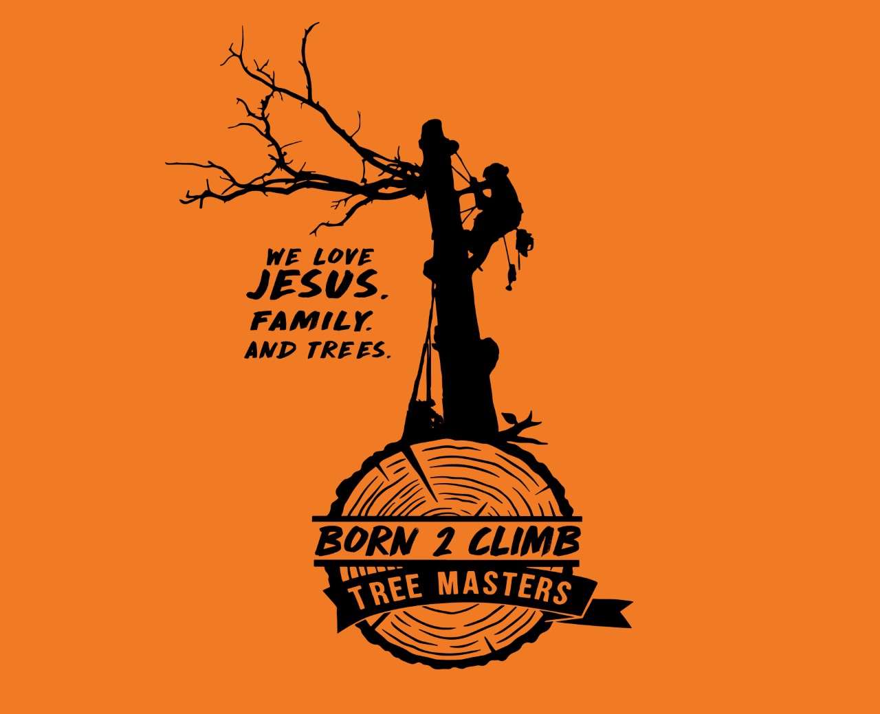 Born 2 Climb Tree Masters LLC Logo