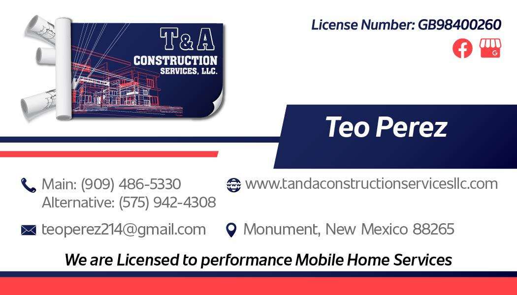 T & A Construction Services, LLC Logo