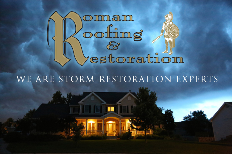 Roman Roofing & Restoration Logo