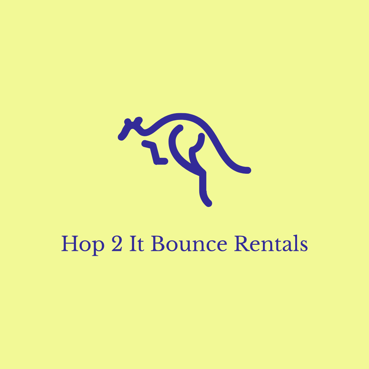 Hop 2 It!! Bounce Rentals Logo