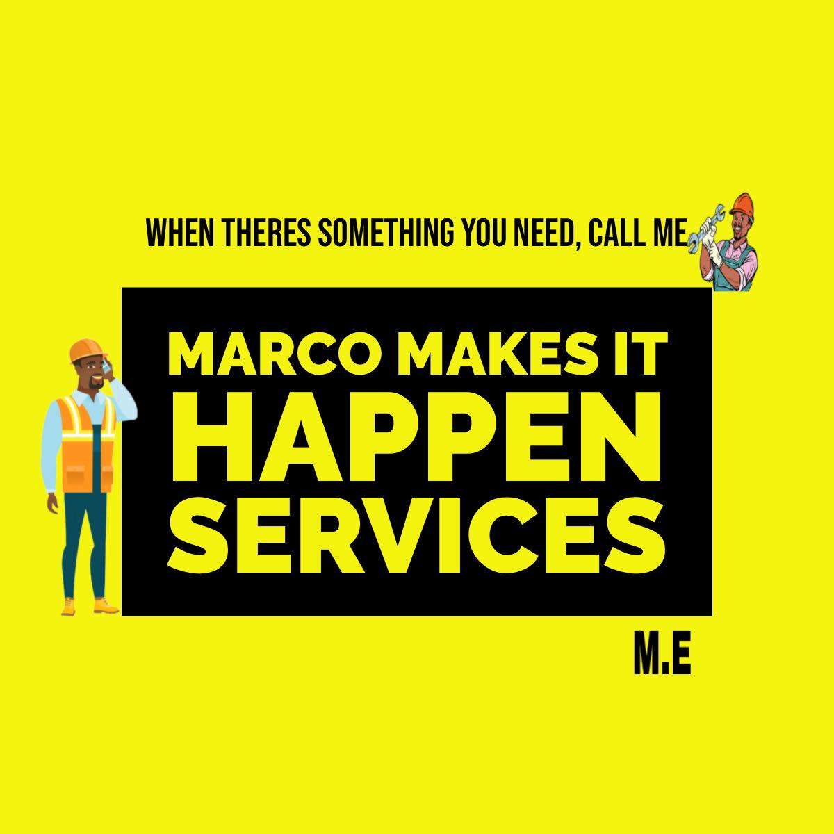 Marco Makes It Happen Services LLC Logo