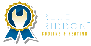 Blue Ribbon Cooling & Heating Logo