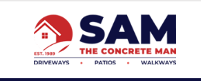 Sam the Concrete Man Logo