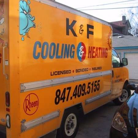 K & F Cooling Company Logo
